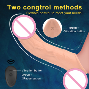 Manchon de pénis en silicone vibrant réaliste, extenseur, gode réutilisable, <span class=keywords><strong>préservatif</strong></span>, retardateur d'éjaculation, agrandisseur de pénis, jouets sexuels pour hommes - Product Image 5