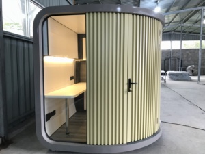 Pod insonorizado para reuniones en el trabajo, soportes de teléfono para oficina, jardín, patio trasero - Product Image 6