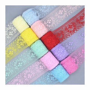 Material de ropa de 38mm, adornos de nailon no elásticos, costura artesanal, ropa interior, tela de terciopelo decorativa íntima, encaje suave fino de verano - Product Image 1
