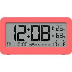 Réveil numérique à quartz orange - Product Image 1