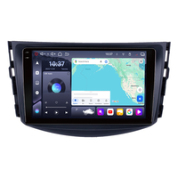 Lecteur audio de voiture 9 pouces avec écran Incell, compatible Android 15, caméra de recul, DSP, 4G LTE, GPS, radio stéréo pour Toyota RAV4 2007-2013