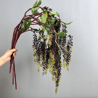 Simulatieplant Hangende Shanglu Fruit Kunstbloemenboeket Binnendecoratie 100-200cm Hoogte Zachte Lijm Liefdes Tranen Boeddha