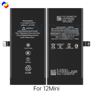 <span class=keywords><strong>Batterie</strong></span> rechargeable pour <span class=keywords><strong>iPhone</strong></span> <span class=keywords><strong>12</strong></span> <span class=keywords><strong>mini</strong></span> de qualité supérieure 2227mAh 100% Test de longue durée Li-ion polymère <span class=keywords><strong>batterie</strong></span> de téléphone intelligent - Product Image 2