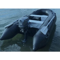 Bateau pneumatique de luxe pour activités de plein air 2022, 3 m, 9,84 pieds, plancher en aluminium, bateau de pêche pour 4 personnes
