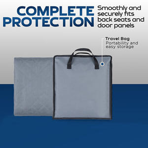 Cubierta de asiento trasero, hamaca de tamaño completo para asiento de camión con función plegable, Material Oxford sólido para gatos y perros - Product Image 6