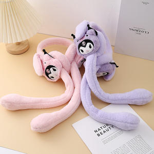 Chauffe-oreilles en peluche pour filles d'hiver, mignons, en coton PP, style <span class=keywords><strong>TikTok</strong></span>, anti-gel, pour garder <span class=keywords><strong>les</strong></span> oreilles au <span class=keywords><strong>chaud</strong></span> et permettre de bouger <span class=keywords><strong>les</strong></span> oreilles - Product Image 2