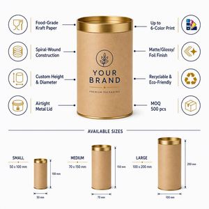Linnea Botanica Cinnamon Spice Silicone <b>Oil</b> Body <b>Oil</b> 100ml Recyclable Paper Tube Packaging Four-Color Printed - Product Image 6
