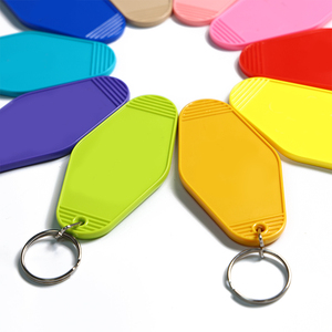 <b>Custom</b> Logo Motel Keychain Uv Decal Chain <b>Key</b> <b>Ring</b> Blank Motel Hotel Room Keychain - Product Image 1