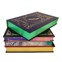 Services d'impression de livres sur mesure en usine, impression de livres de haute qualité avec bords pulvérisés, livre photo relié avec bords dorés