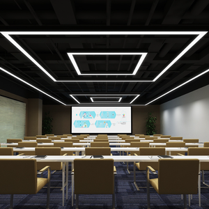 Professionelle Kommerzielle LED-Lichtleiste 100mm Breite Deckenleuchte für Bürobeleuchtung - Product Image 3