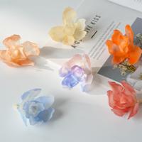 Tête de fleur d'orchidée Phalaenopsis stabilisée sur mesure, 3 pièces/boîte, 7-8 cm, Véritable fleur d'orchidée papillon éternelle