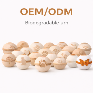 כד קבורה אקולוגי מתכלה מבית Qianrui Golden, כד זיכרון למבוגרים וחיות מחמד, סיטונאי, ייצור לפי הזמנה (OEM/ODM), 220 אינץ' מעוקב. - Product Image 4