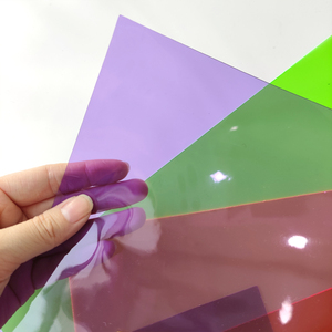 <span class=keywords><strong>9</strong></span> Pezzi di Pellicola Trasparente in PVC 21cmx30cm, Colore Solido Fluorescente, Impermeabile per Fiocchi per Capelli, Orecchini e Artigianato - Product Image 3