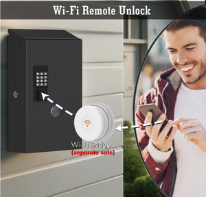 Buzón de bloqueo inteligente con contraseña dinámica Desbloqueo remoto Bluetooth Buzón inteligente a prueba de agua para <span class=keywords><strong>entrada</strong></span> del hogar - Product Image 6