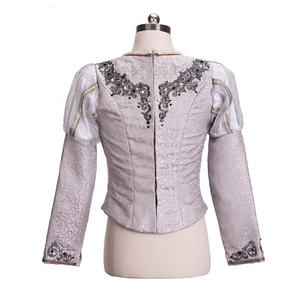 Túnica de <span class=keywords><strong>Bailarina</strong></span> con Mangas Largas Abullonadas, Hecha a Medida, Variación Masculina del <span class=keywords><strong>Cascanueces</strong></span>, Disfraces de Ballet para Hombre - Product Image 2