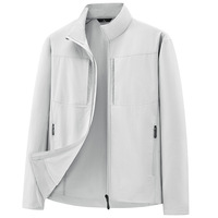 Nouvelle veste décontractée pour homme printemps-automne, imperméable, coupe-vent, multifonctionnelle, multi-poches, coupe ample, pour la randonnée en extérieur