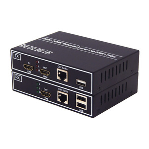 1080P HDMI <span class=keywords><strong>KVM</strong></span> Extender 150m su CAT5e 6 7 cavo Ethernet supporto 1 a 1 - Product Image 1