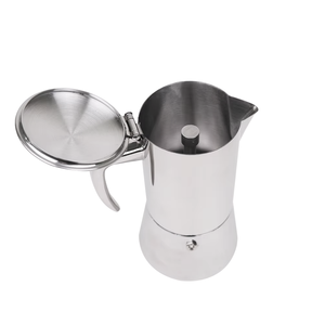 <span class=keywords><strong>Cafetera</strong></span> Espresso Moka Portátil de <span class=keywords><strong>Acero</strong></span> <span class=keywords><strong>Inoxidable</strong></span> con Logotipo Personalizado, con Tapa, <span class=keywords><strong>3</strong></span> <span class=keywords><strong>Tazas</strong></span> - Product Image 3