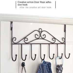 <span class=keywords><strong>Porte</strong></span>-manteau mural moderne en acier inoxydable à 3 rangées de crochets, sans couture, pour dortoir, épaissi et renforcé, sans clou - Product Image 4