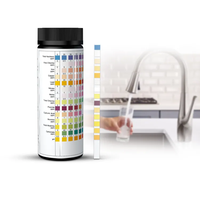 Bandelettes de test d'eau 14 en 1, testent le pH, la dureté, le chlore, le fer, le cuivre, le plomb, les nitrates, les nitrites, le brome pour piscine, spa, aquarium