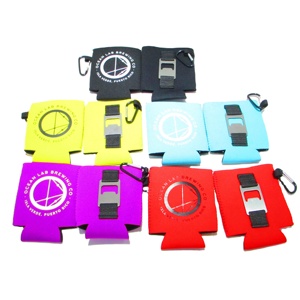 ที่วางขวดเบียร์แบบพับได้พร้อมที่เปิดขวดและคาราไบเนอร์ - Product Image 3