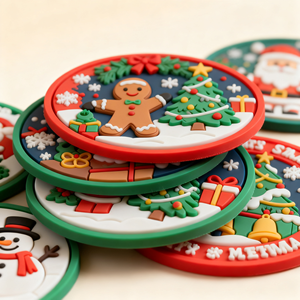 Bán buôn 3D biểu tượng tùy chỉnh nhựa <span class=keywords><strong>Silicone</strong></span> mềm PVC cao su dễ thương cốc đế lót ly cho đồ uống - Product Image 4