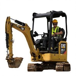 รถขุดตีนตะขาบไฮดรอลิกขนาดเล็ก Caterpillar 301.7 มือสอง พร้อมเครื่องยนต์ Cummins อุปกรณ์เสริมเกียร์ และหัวเจาะ - Product Image 1