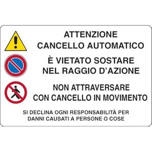 Señal de 20x30 cm para herramienta de giro automático de puerta para atención de puerta - Product Image 2