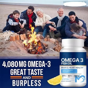 Vente en gros en usine Capsules molles d'huile de poisson oméga 3 pour la santé du cerveau et du cœur OEM - Product Image 4