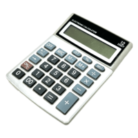 Kalkulator meja kantor dengan tampilan LCD besar, tombol sensitif 12 digit Desktop kalkulator