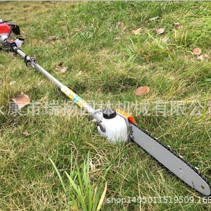 Débroussailleuse multifonction 4 en 1, 41,5 cm³, 2 temps, en aluminium, avec coupe-bordures, cisaille à haies, sécateur et scie à perche pour usage en jardin - Product Image 3
