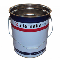 Seau à peinture en fer blanc de qualité alimentaire 20L seaux et barils ronds avec couvercle pour le stockage de l'essence et de l'huile chimique