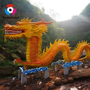 28M tamaño largo estilo chino Animatronic estatua del Dragón - Product Image 2