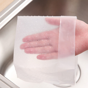 Bolsas de filtro transparentes desechables para fregadero, 30 unidades, para drenaje de líquidos y recolección de residuos de alimentos - Product Image 4