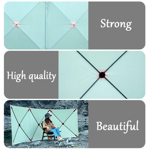 WOQI Lightweight Outdoor Backpacking Large Family <strong>Beach</strong> Hiking Camping <strong>Wind</strong> <strong>Break</strong> - Product Image 4