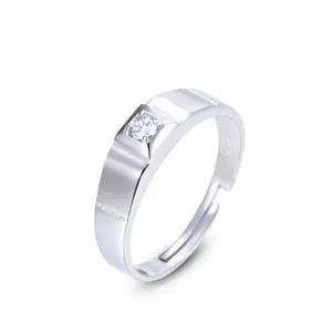 Anelli per uomo in argento 925 sterling da uomo anello con diamanti in argento sterling anelli da uomo con pietra