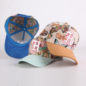 قبعة رياضية بشعار مطرز حسب الطلب أنيقة للبيع بالجملة قبعات بيسبول بنمط أزهار قبعات بيسبول كلاسيكية بطباعة رقمية - Product Image 3