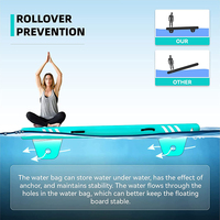 HOMFUL – plateforme de natation flottante, tapis d'eau gonflable avec échelle et pompe à main