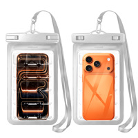 Nouvelle pochette étanche pour téléphone TPU IPX8, personnalisable, avec écran tactile, pour la plongée, la natation et les sports nautiques