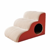 Échelle de lit antidérapante et anti-chute en tissu pour animaux de compagnie, cadre d'escalade pour chiens et chats, personnalisable pour petits chiens