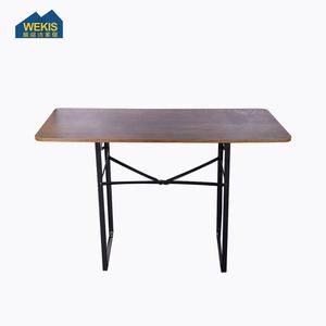 WEKIS Wholesale Cheap Modern Metal Outdoor <b>Beer</b> Holder Garden Folding Dining <b>Table</b> Event Folding Chair Living Room Bedroom - Product Image 5