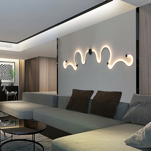 Tối giản Nội Thất Tường ánh sáng phòng ngủ đầu giường dòng phòng khách nền lối đi phòng ăn mô hình trang trí ánh sáng Trần - Product Image 5