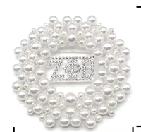 Broche de sororité pour jeunes femmes, motif vert et rose, ornée de perles et de strass, lettres grecques, badge de corsage, vente en gros à bas prix