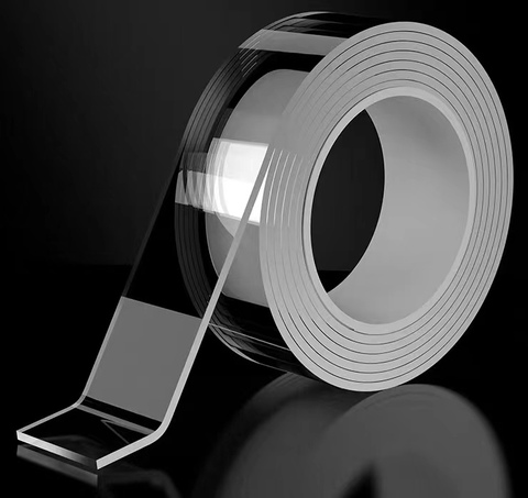 High Quality Strong Viscosity Removable Double Sided Pressure Sensitive Acrylic BOPP Nano Transparent Gel Tape Roll