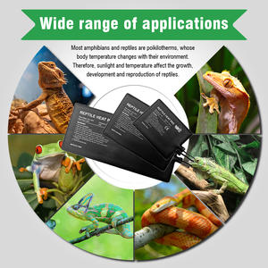 LUCKY HERP 8W Coussin <span class=keywords><strong>chauffant</strong></span> en PVC imperméable pour reptiles Tapis <span class=keywords><strong>chauffant</strong></span> avec contrôle de la température pour tortues, lézards et grenouilles Utilisation sous le réservoir <span class=keywords><strong>Terrarium</strong></span> - Product Image 4