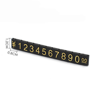 Étiquette réglable de signe de Cube d'affichage de carte européenne 8x12mm Kit d'étiquettes de prix de comptoir bois plastique ABS alliage conseil support cadre magasin