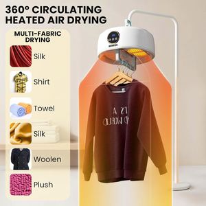 Secadora de Ropa Eléctrica Portátil, Plegable, Mini, Automática, con Temporizador, Capacidad de 5 kg, Eficiencia Energética, para Uso Doméstico y Hotelero - Product Image 4