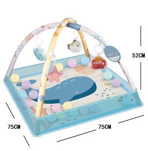ของเล่<span class=keywords><strong>น</strong></span><span class=keywords><strong>น</strong></span>ุ่มสำหรับเด็กทารกเสื่อรองคลา<span class=keywords><strong>น</strong></span>เล่นกีฬาผ้ากำมะหยี่สี่เหลี่ยมผ้าห่มเล่<span class=keywords><strong>น</strong></span>เกมยิมพร้อมลูกบอลมหาสมุทร18<span class=keywords><strong>ลูก</strong></span> - Product Image 6