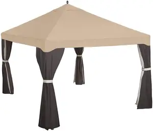 Garden Winds Replacement Canopy Top Cover for Garden Treasures 10x12 Gazebo