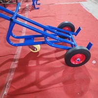 Chariot mobile à tambour d'huile en acier, capacité de 300kg, transporteur de baril à plate-forme de 10 pouces, chariot à main, transporteur d'équipement de manutention, nouveauté